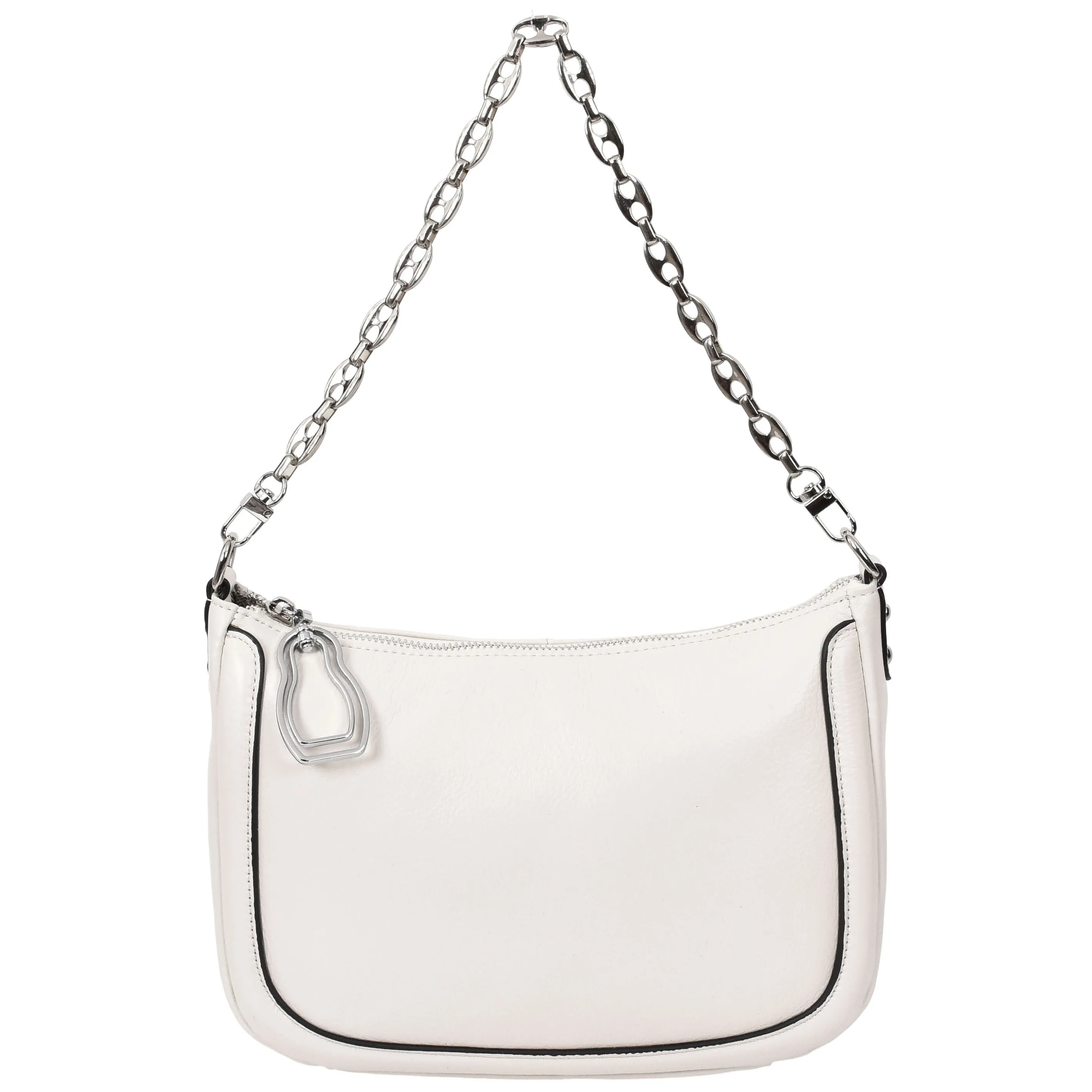 Women Real Leather Shoulder Bag Casual Multi Strap Hobo Handbag A928 White