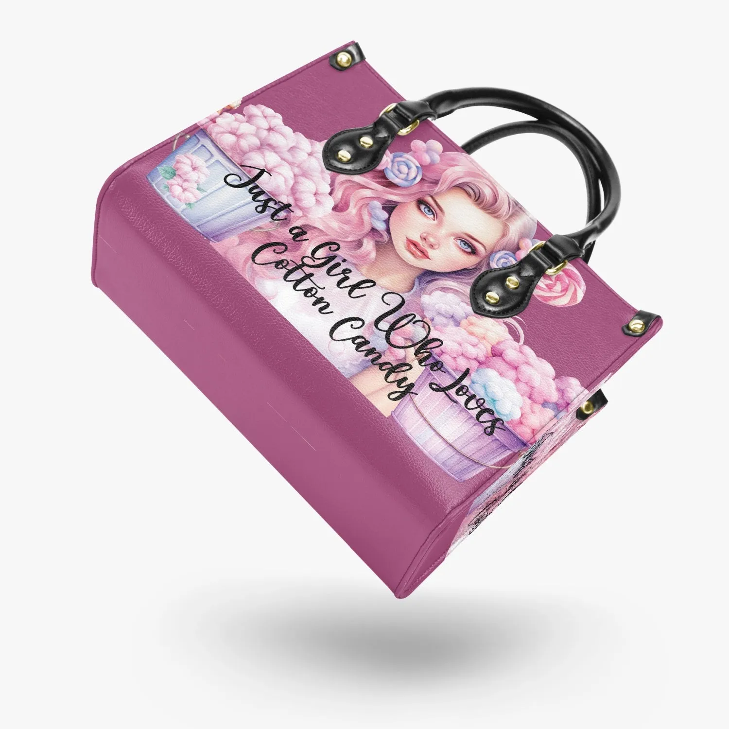 Women's Tote Bag - Just a Girl Who Loves Cotton Candy