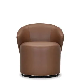 Zara Swivel Chair - Leather